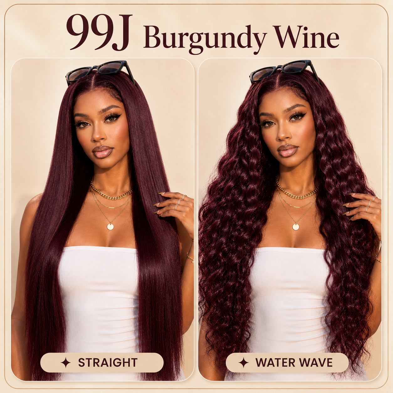 13x4 Pre-Cut Lace 2-in-1 Straight-to-Water-Wave Glueless