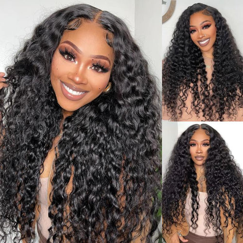 🥰 Water Wave Glueless Wig – 7×5 Lace, Full-Bodied Natural Flow for Everyday Wear