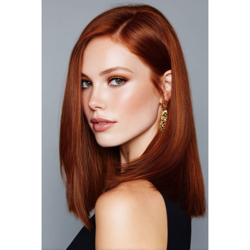 Natural Straight Hair Topper for Thinning Crown – Instant Volume & Seamless Coverage