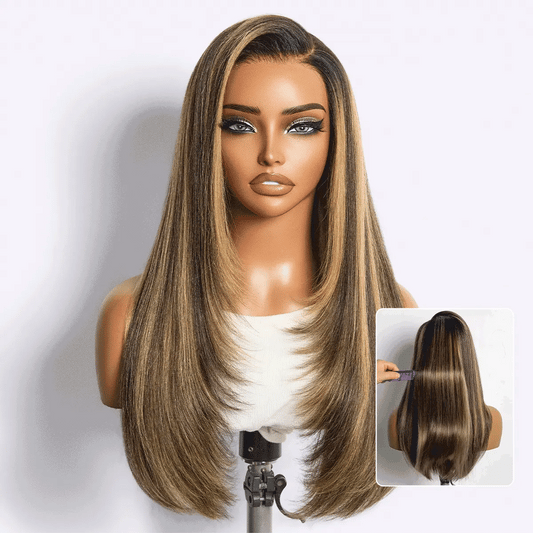 All-Day Comfort Butterfly Cut Glueless HD Lace Wig