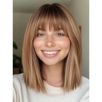 Golden Brown With Black Root