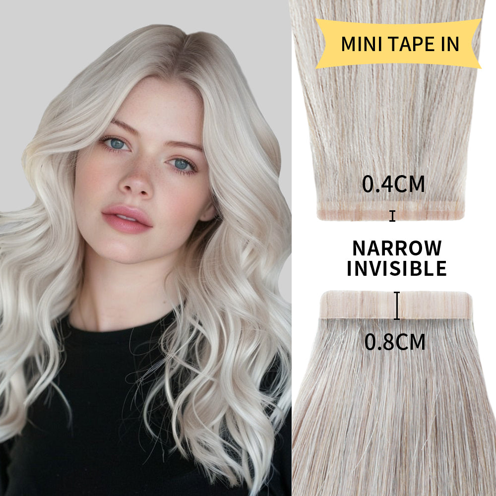 💯Seamless Injected Hand-Tied Invisible Tape In Hair Extension
