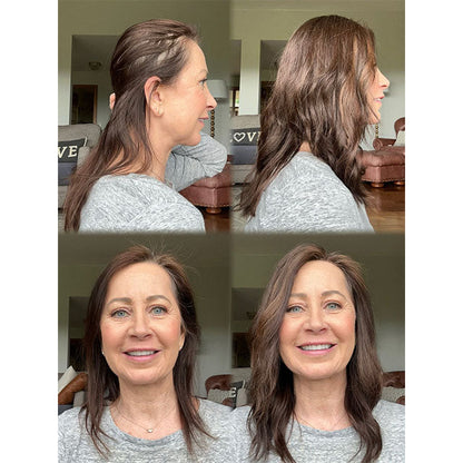 ⚡⚡Final Hours – 2026 New Lightweight & Breathable Wavy Hair Topper