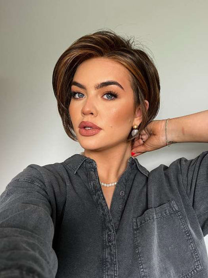 🔥 Summer Sale Natural-Looking Short Wig With Flattering Volume & Adjustable Comfort Fit