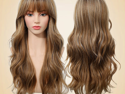Restocked! Best Seller MiraScalp Long Wave Versatile Babe Light Glueless Synthetic Wig