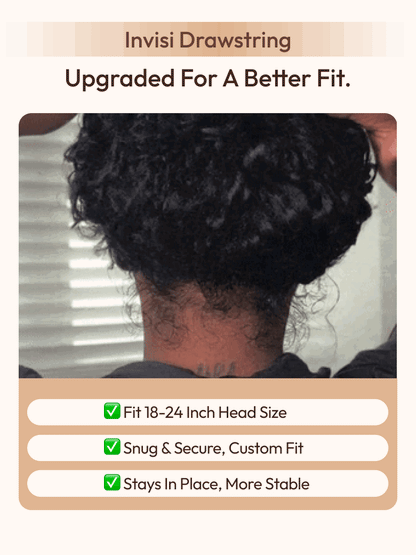 13x4 Pre-Cut Lace 2-in-1 Straight-to-Water-Wave Glueless