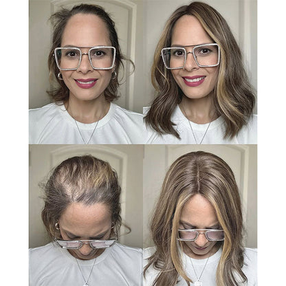 ⚡⚡Final Hours – 2026 New Lightweight & Breathable Wavy Hair Topper