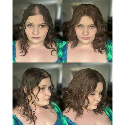 ⚡⚡Final Hours – 2026 New Lightweight & Breathable Wavy Hair Topper