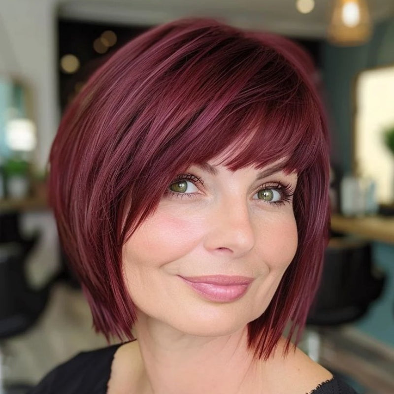Hot Sale Straight Hair Topper With Bangs For  Women With Thinning Hair