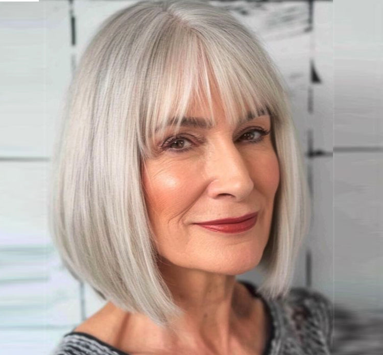 Hot Sale Straight Hair Topper With Bangs For  Women With Thinning Hair