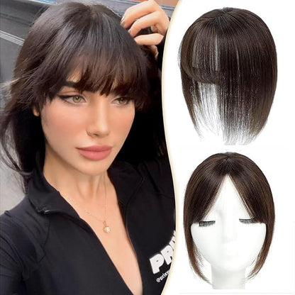Hot Sale Straight Hair Topper With Bangs For  Women With Thinning Hair