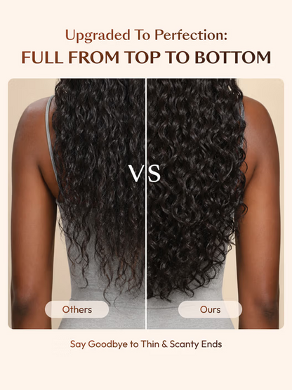 🥰 Water Wave Glueless Wig – 7×5 Lace, Full-Bodied Natural Flow for Everyday Wear