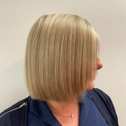 Natural Straight Hair Topper for Thinning Crown – Instant Volume & Seamless Coverage