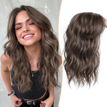 ⚡⚡Final Hours – 2026 New Lightweight & Breathable Wavy Hair Topper