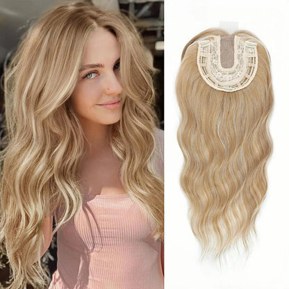 ⚡⚡Final Hours – 2026 New Lightweight & Breathable Wavy Hair Topper