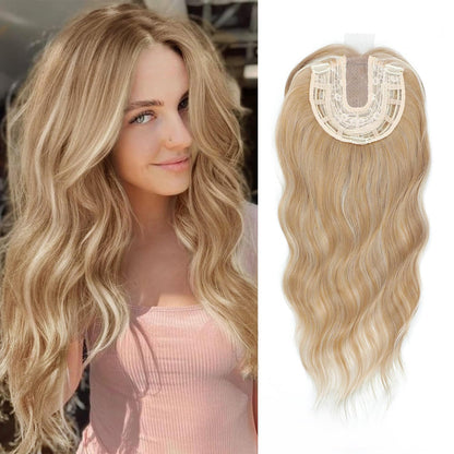 ⚡⚡Final Hours – 2026 New Lightweight & Breathable Wavy Hair Topper