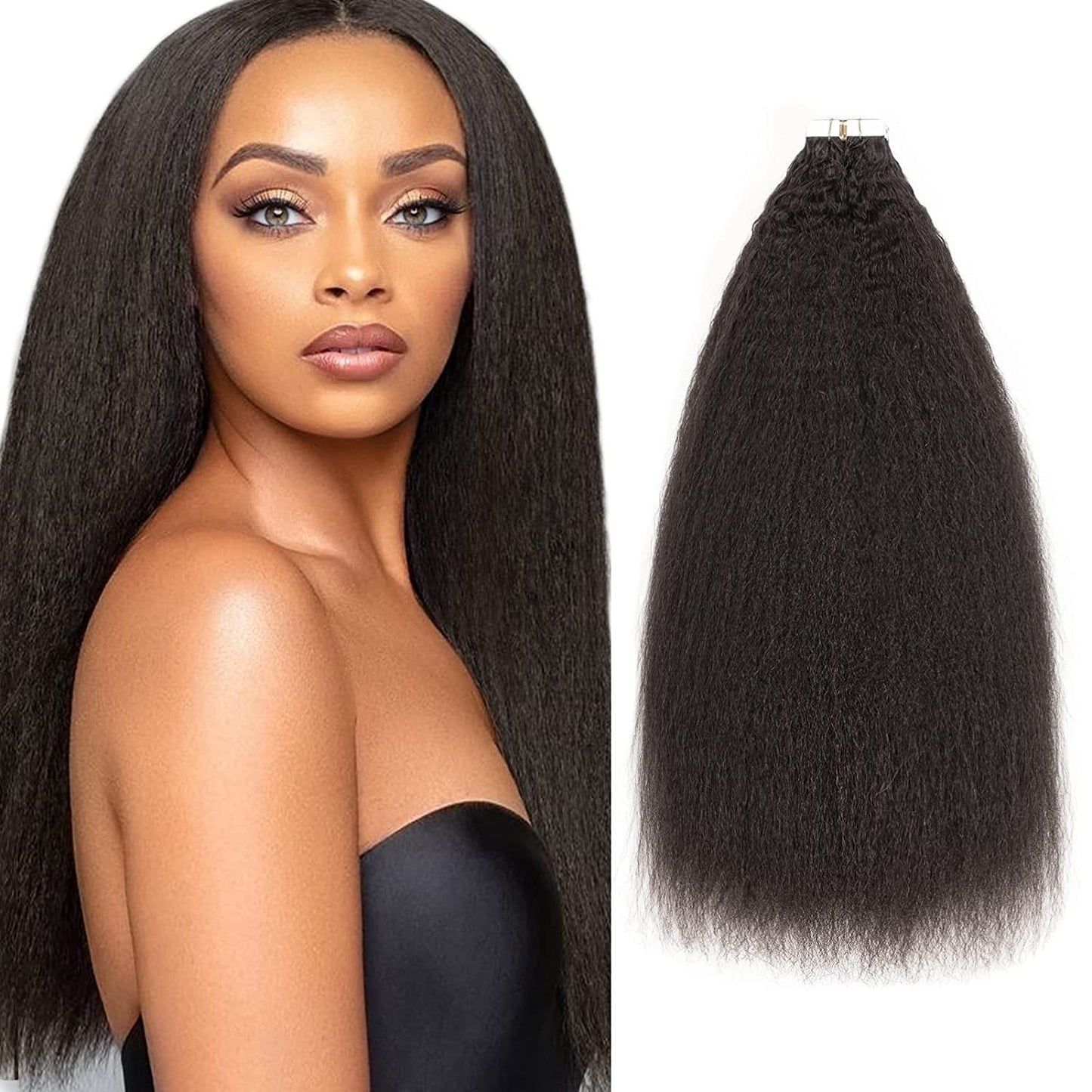 💯Seamless Injected Hand-Tied Invisible Tape In Hair Extension
