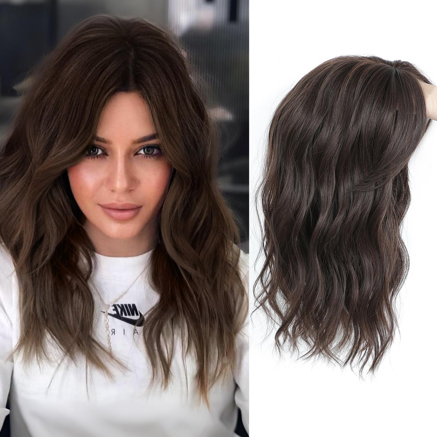 ⚡⚡Final Hours – 2026 New Lightweight & Breathable Wavy Hair Topper