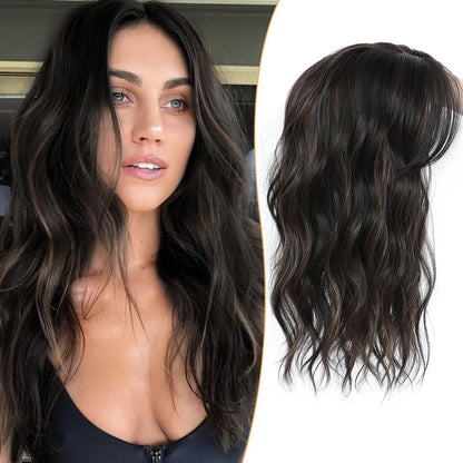 ⚡⚡Final Hours – 2026 New Lightweight & Breathable Wavy Hair Topper