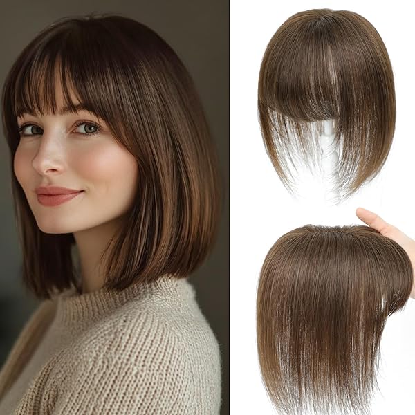 Hot Sale Straight Hair Topper With Bangs For  Women With Thinning Hair