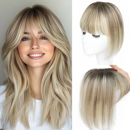 🔥 New Arrival: Bangs Hair Topper – Fuller-Looking Hair Without Salon Visits