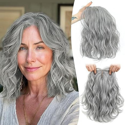⚡⚡Final Hours – 2026 New Lightweight & Breathable Wavy Hair Topper