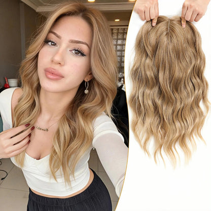 ⚡⚡Final Hours – 2026 New Lightweight & Breathable Wavy Hair Topper
