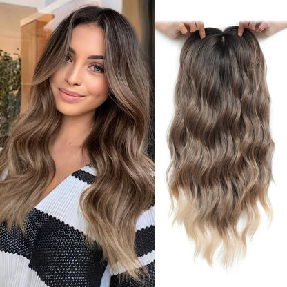 ⚡⚡Final Hours – 2026 New Lightweight & Breathable Wavy Hair Topper