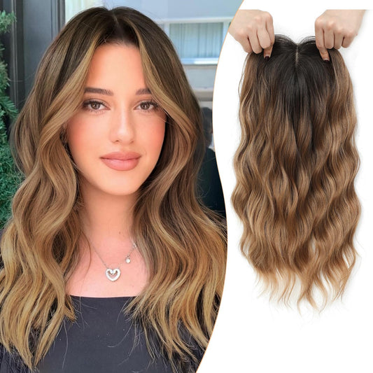 ⚡ Final Hours –🌷2026 New Lightweight & Breathable Wavy Hair Topper