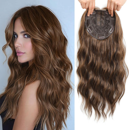 ⚡⚡Final Hours – 2026 New Lightweight & Breathable Wavy Hair Topper