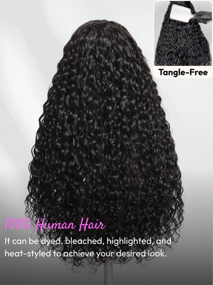 🥰 Water Wave Glueless Wig – 7×5 Lace, Full-Bodied Natural Flow for Everyday Wear