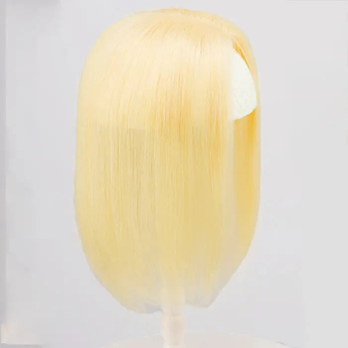 Shoulder Length Grey Full Handtied Mono Base Human Hair Topper for Women