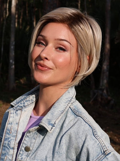 🔥 Summer Sale Natural-Looking Short Wig With Flattering Volume & Adjustable Comfort Fit