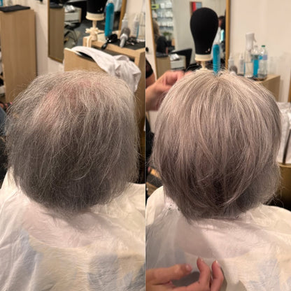 Natural Straight Hair Topper for Thinning Crown – Instant Volume & Seamless Coverage
