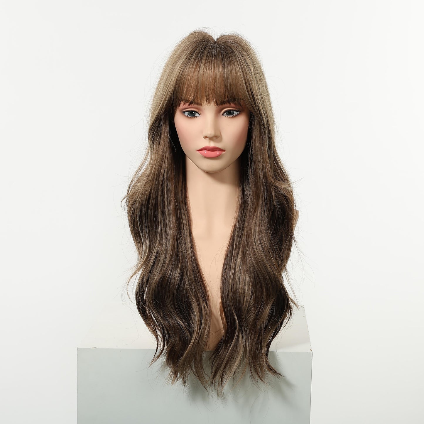 Restocked! Best Seller MiraScalp Long Wave Versatile Babe Light Glueless Synthetic Wig