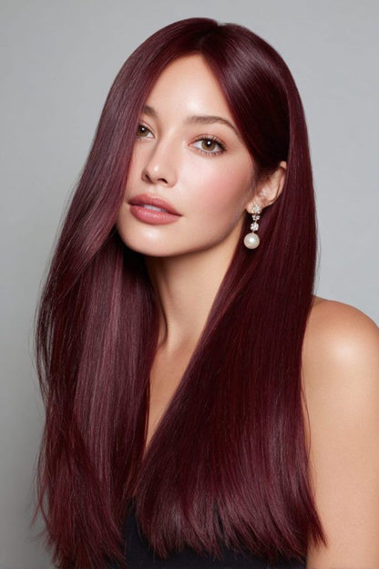 Natural Straight Hair Topper for Thinning Crown – Instant Volume & Seamless Coverage
