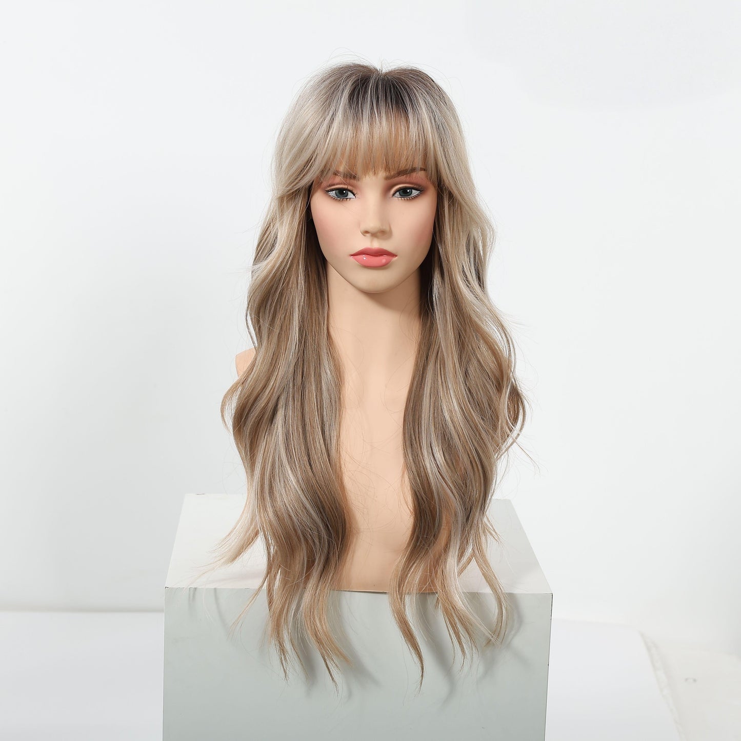 Restocked! Best Seller MiraScalp Long Wave Versatile Babe Light Glueless Synthetic Wig