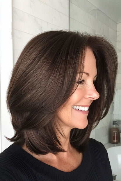 Natural Straight Hair Topper for Thinning Crown – Instant Volume & Seamless Coverage