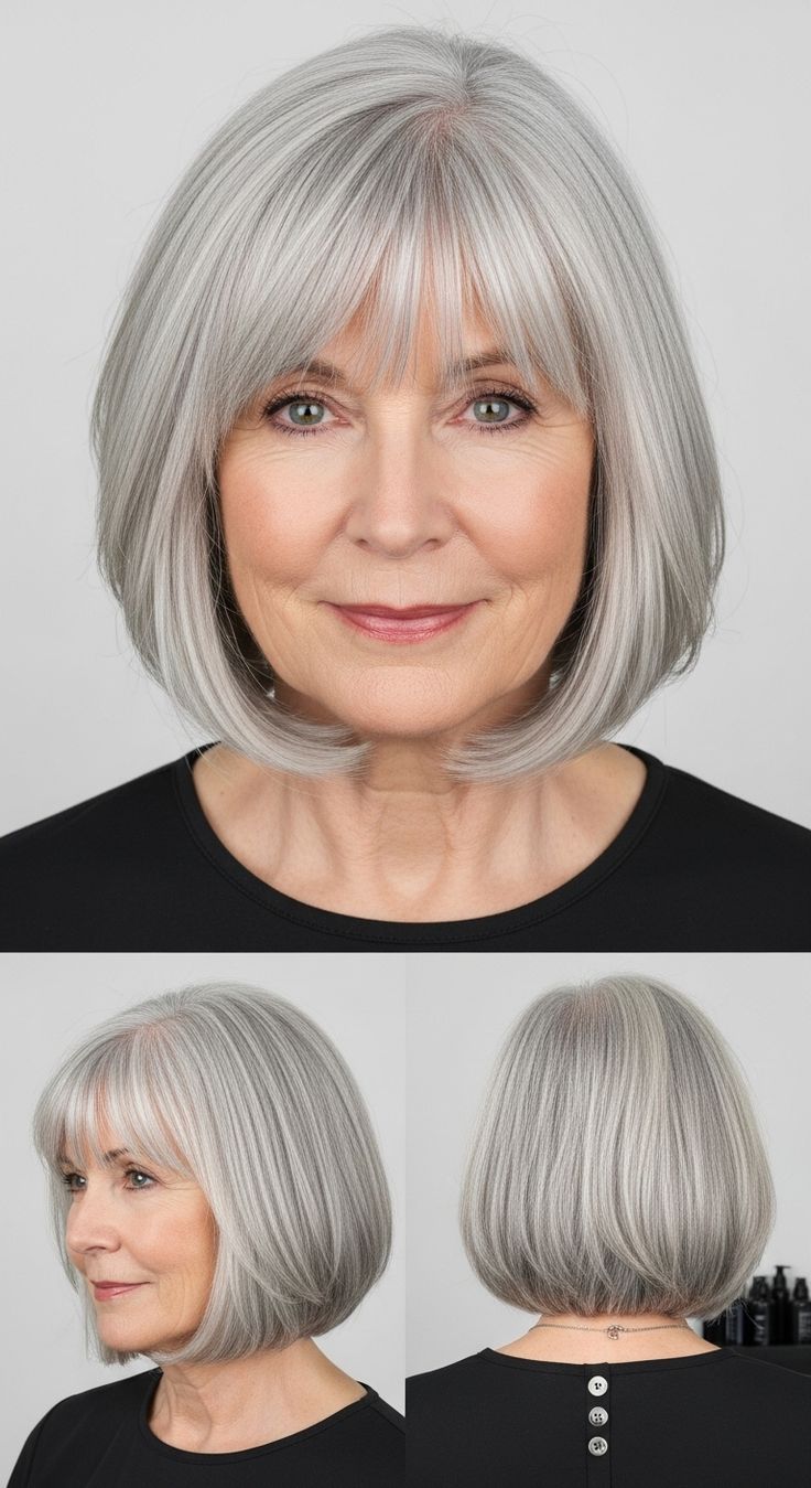 Hot Sale Straight Hair Topper With Bangs For  Women With Thinning Hair