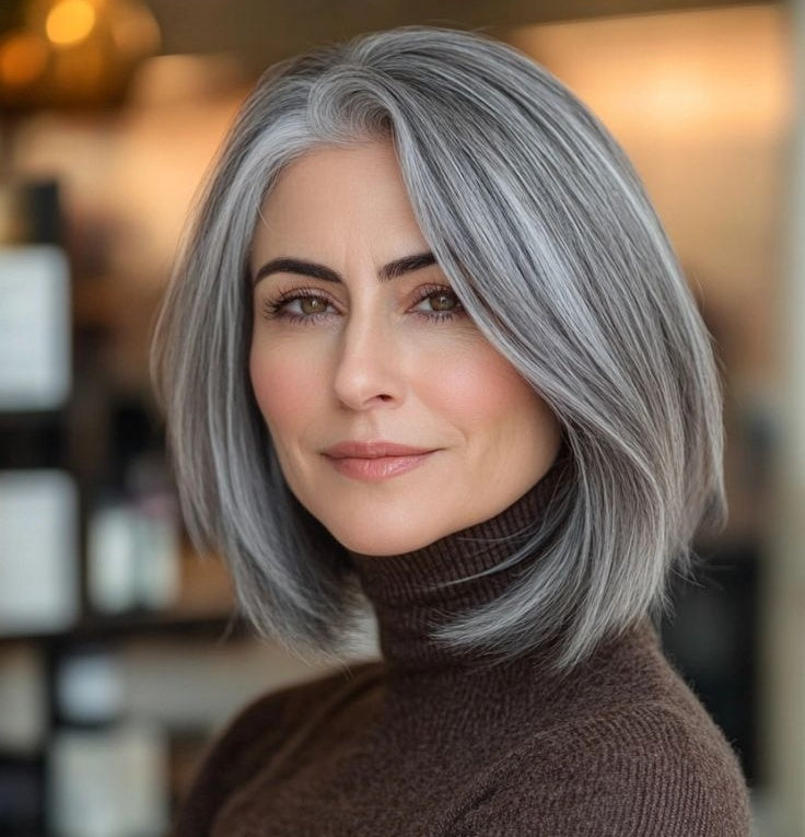 Natural Straight Hair Topper for Thinning Crown – Instant Volume & Seamless Coverage