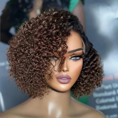 Chic Water Wave Short Wig – Lightweight Glueless Style with a Realistic Natural Finish