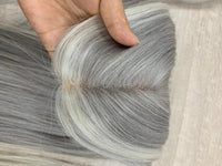 White mix Silver